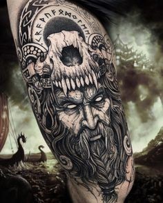 Les 100 plus beaux tatouages viking 6