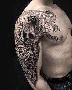 Les 100 plus beaux tatouages viking 73