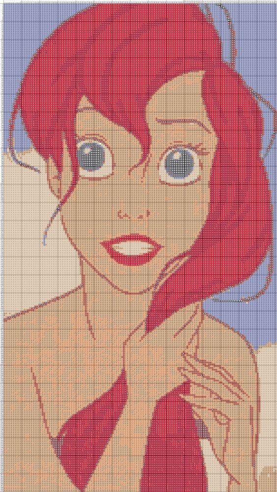 100 top idées de pixel art Disney faciles 75