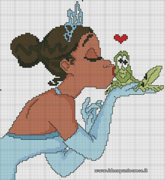 100 top idées de pixel art Disney faciles 81