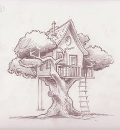 50 top idées de dessins de maisons : pour apprendre à dessiner des maisons 10