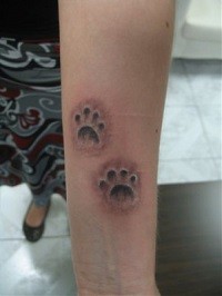 50 top idées de tatouages patte de chien 10