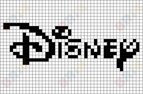 100 top idées de pixel art Disney faciles 1