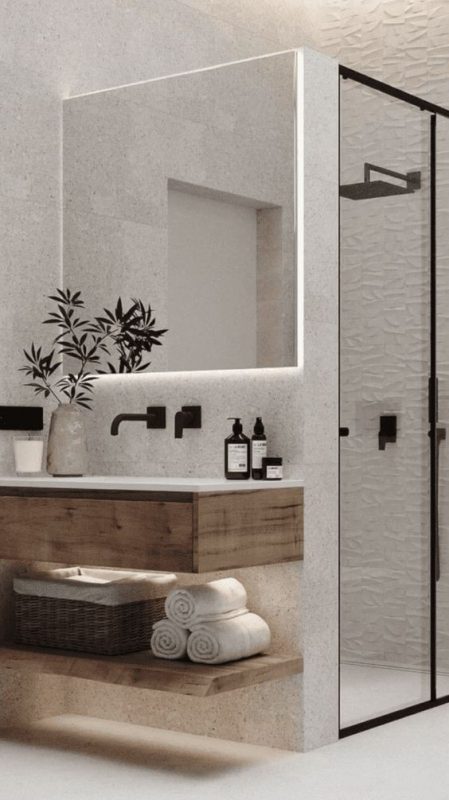 60 top idées de petites salles de bain modernes 30