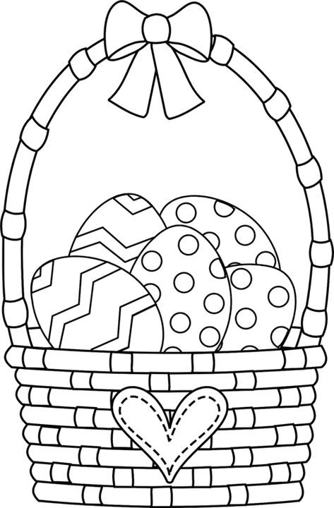 38 Idées d'œufs de Pâques à dessiner & à colorier 11