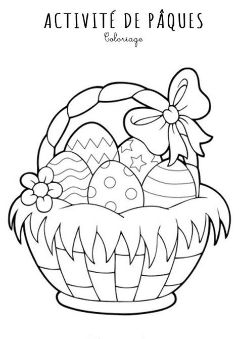 38 Idées d'œufs de Pâques à dessiner & à colorier 12