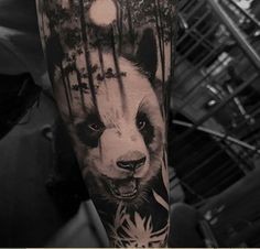 25 top idées de tatouages panda pour s'inspirer 12