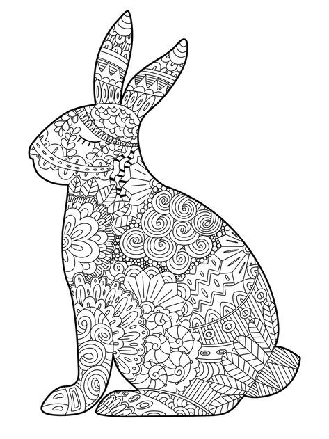 29 top idées de lapin de Pâques à dessiner 15