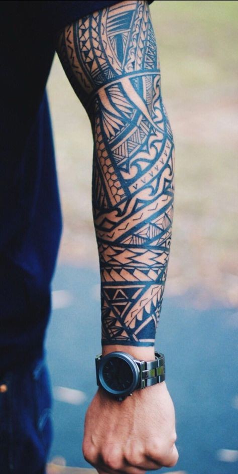 49 top idées de tatouages maori avant bras 15