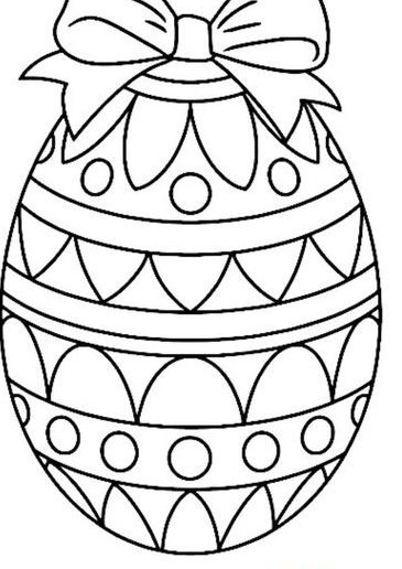 38 Idées d'œufs de Pâques à dessiner & à colorier 16