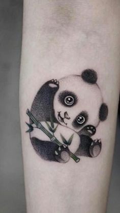 25 top idées de tatouages panda pour s'inspirer 18