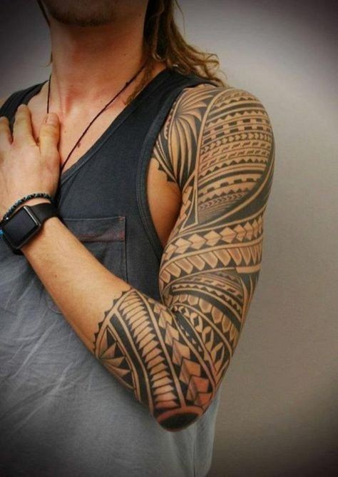 49 top idées de tatouages maori avant bras 19