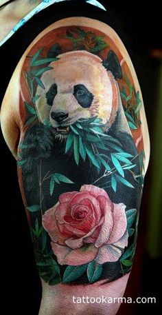 25 top idées de tatouages panda pour s'inspirer 2