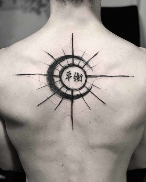 33 top idées de tatouages lune & soleil 23