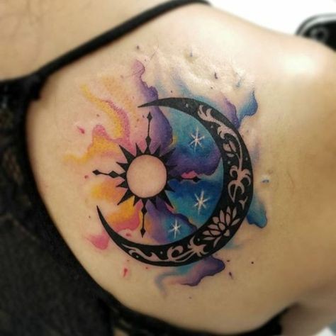 32 top idées de tatouages lune celtique pour s'inspirer 25