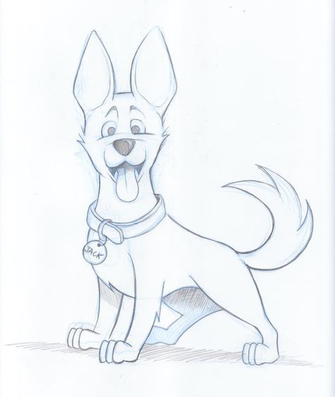 57 idées de dessins de chien pour apprendre à dessiner des chiens 27