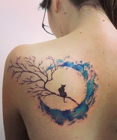 32 top idées de tatouages lune celtique pour s'inspirer 26