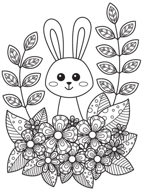 29 top idées de lapin de Pâques à dessiner 3
