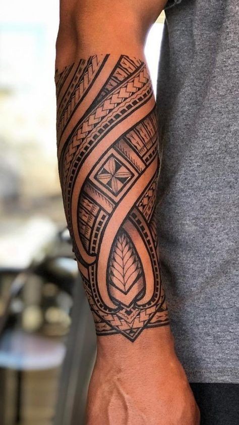 49 top idées de tatouages maori avant bras 3