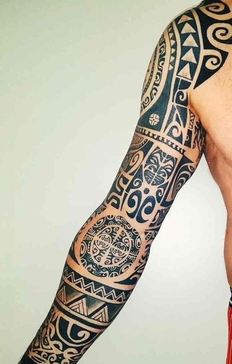 49 top idées de tatouages maori avant bras 33