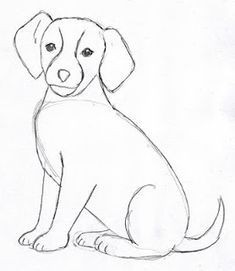57 idées de dessins de chien pour apprendre à dessiner des chiens 34