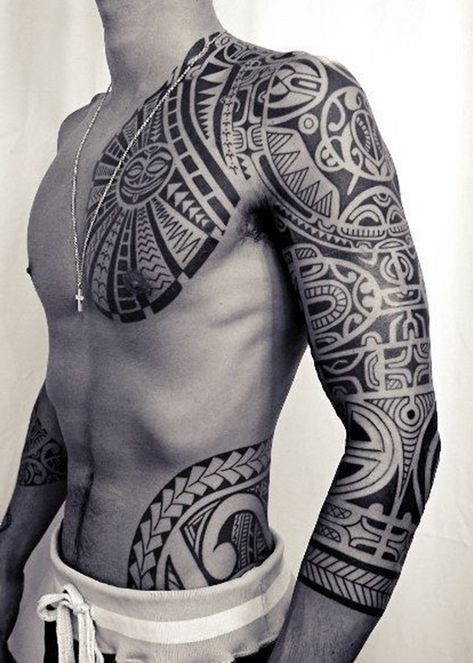 48 top idées de tatouages maori homme 33