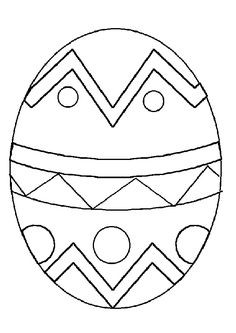 38 Idées d'œufs de Pâques à dessiner & à colorier 35
