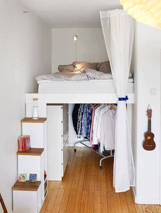 34 idées pour économiser de l'espace dans votre chambre 29
