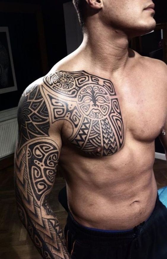 48 top idées de tatouages maori homme 37