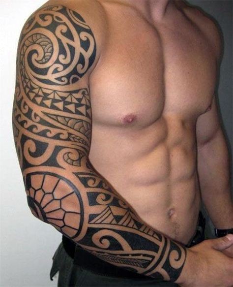 49 top idées de tatouages maori avant bras 40