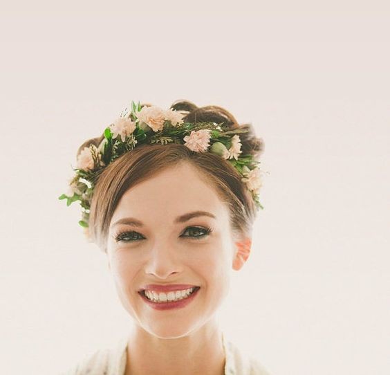 33 Coiffures de mariage bohèmes pour cheveux mi longs 4 33 Coiffures de mariage bohèmes pour cheveux mi longs 4
