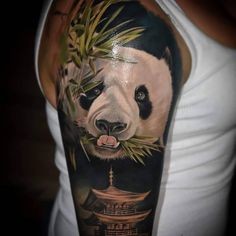 25 top idées de tatouages panda pour s'inspirer 4