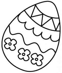 38 Idées d'œufs de Pâques à dessiner & à colorier 5