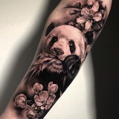 25 top idées de tatouages panda pour s'inspirer 9