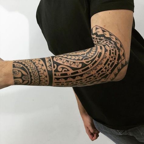 49 top idées de tatouages maori avant bras 10
