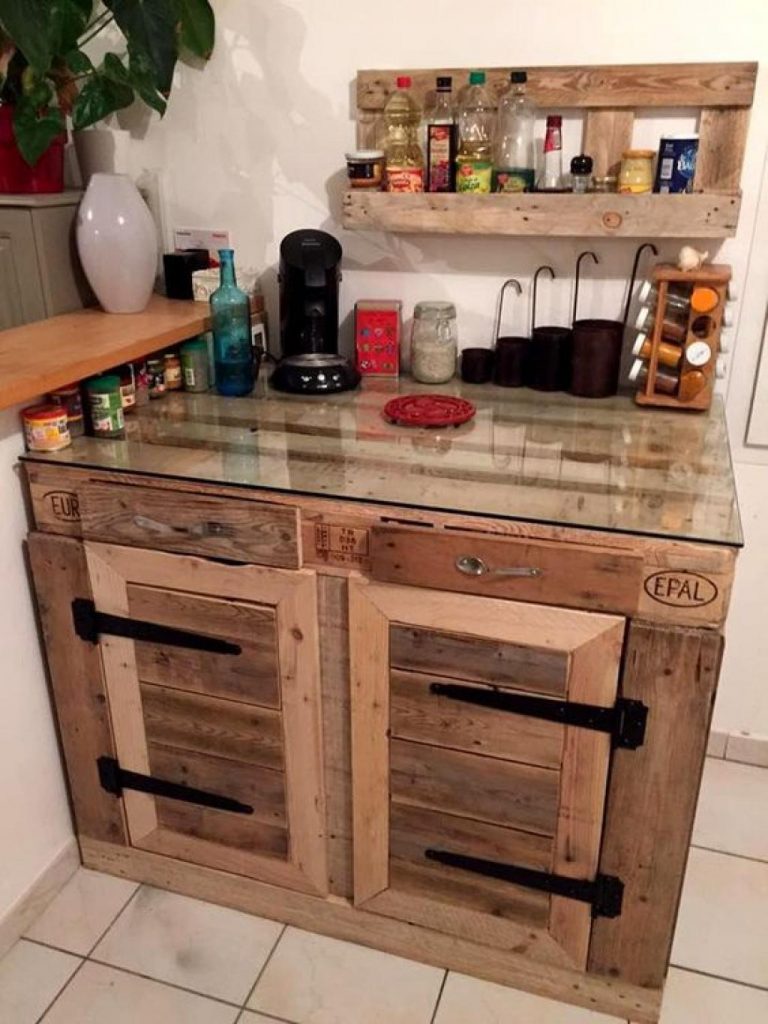 25 idées pour aménager une cuisine avec des palettes 3 25 idées pour aménager une cuisine avec des palettes 3