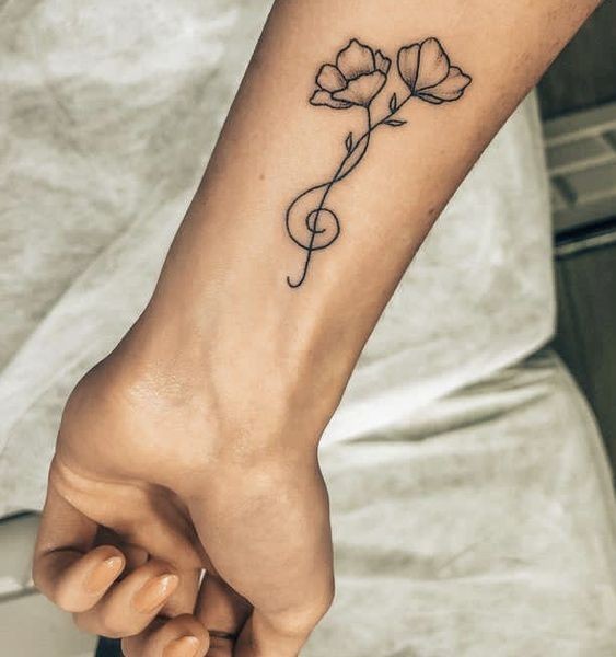 29 idées de tatouages poignet discrets pour femme 16