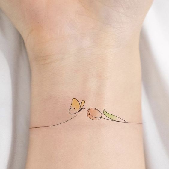 29 idées de tatouages poignet discrets pour femme 26