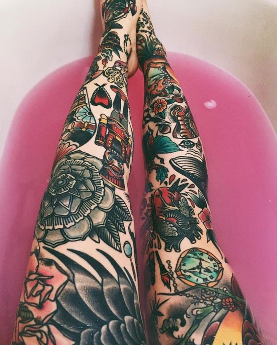 100 top idées de tatouages cuisse pour femme 19