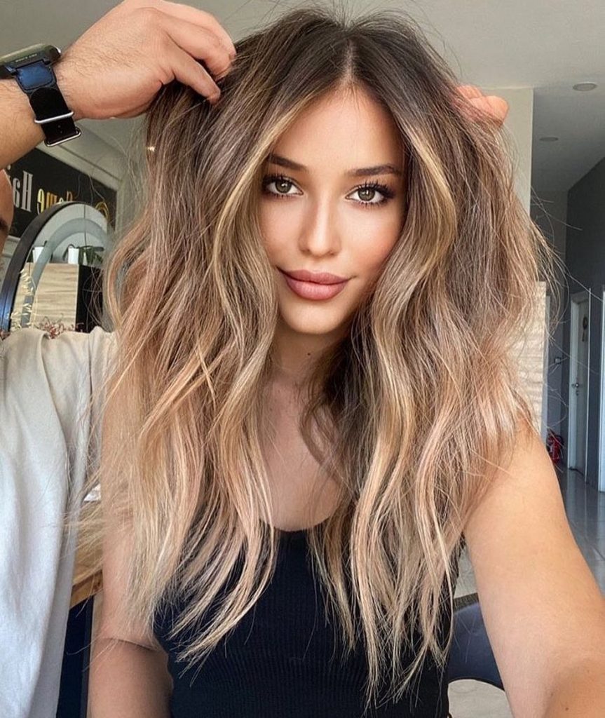 Les 50 plus belles idées de balayage caramel 4