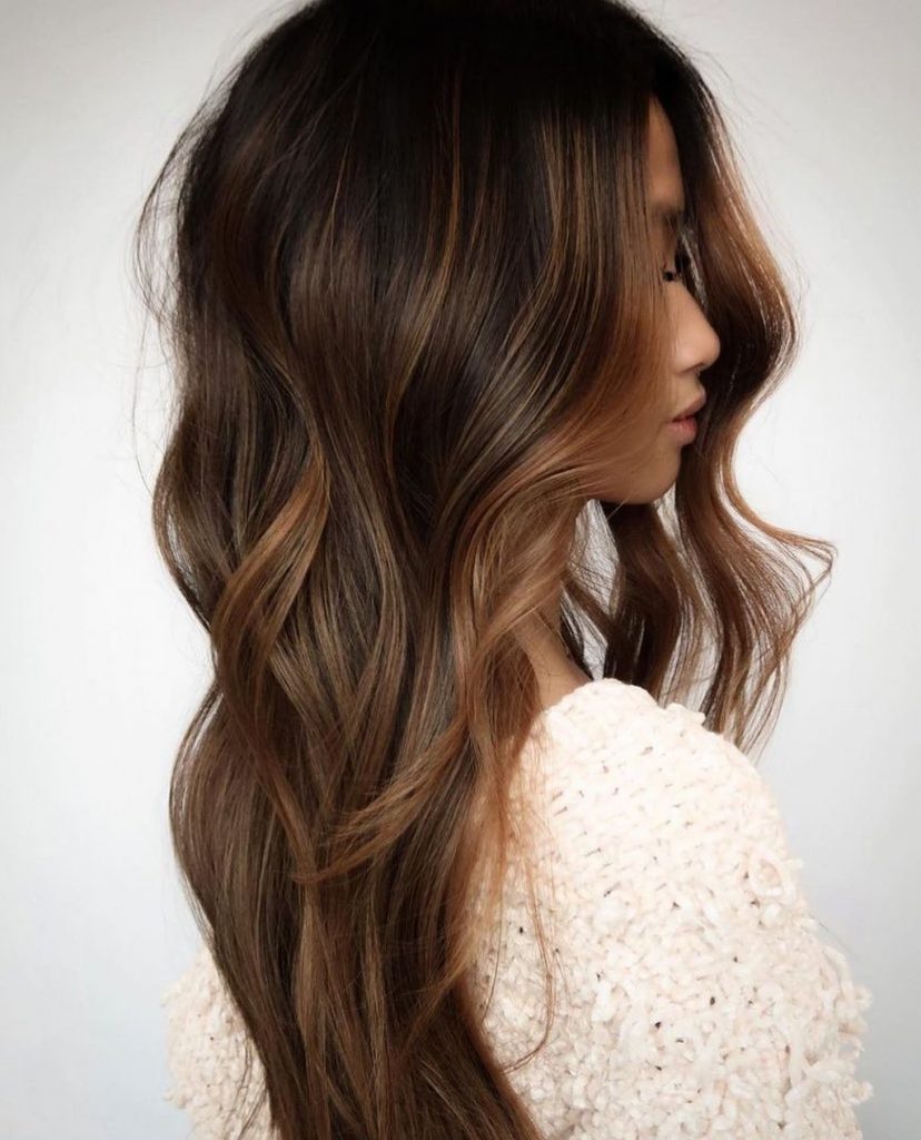 Les 50 plus belles idées de balayage caramel 11