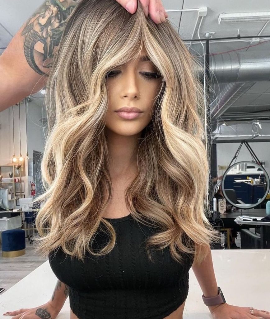 Les 50 plus belles idées de balayage caramel 27