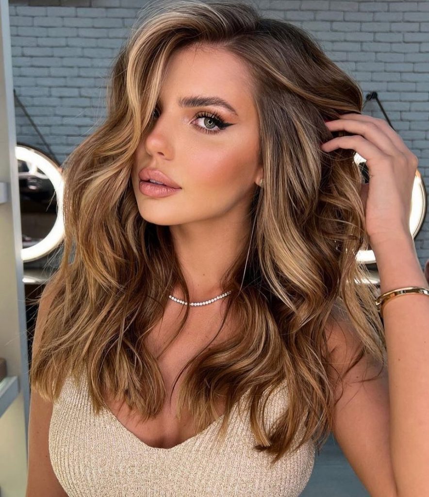 Les 50 plus belles idées de balayage caramel 35