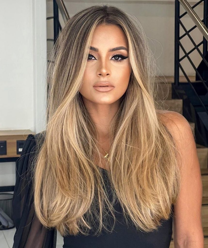 Les 50 plus belles idées de balayage caramel 36