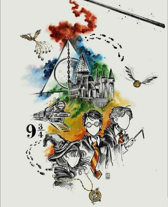 Les 50 plus belles idées de dessins Harry Potter 19