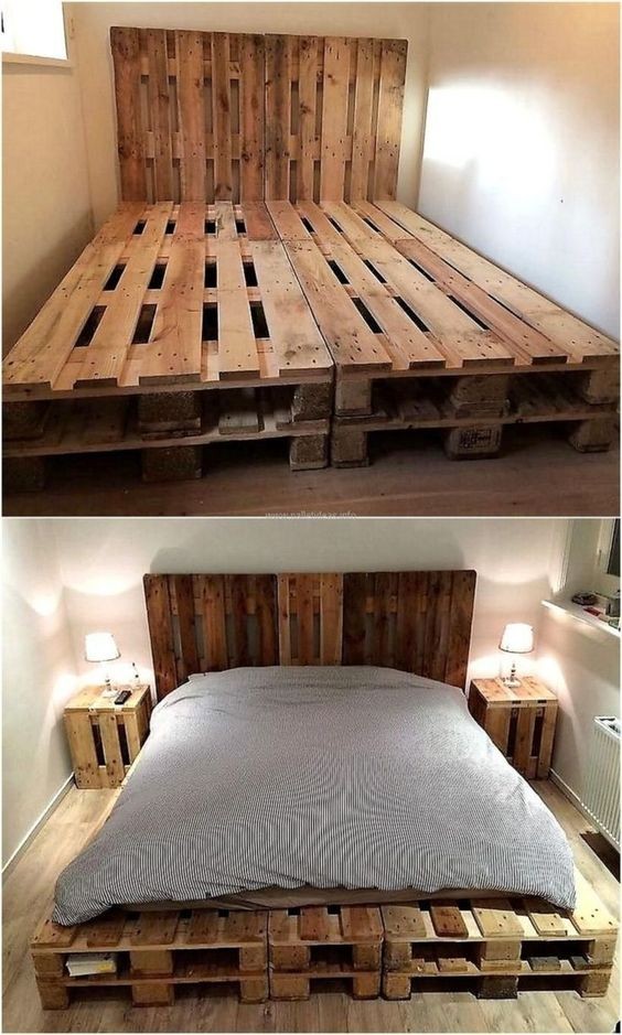 Les 30 plus beaux lits en palettes à faire soi-même 3