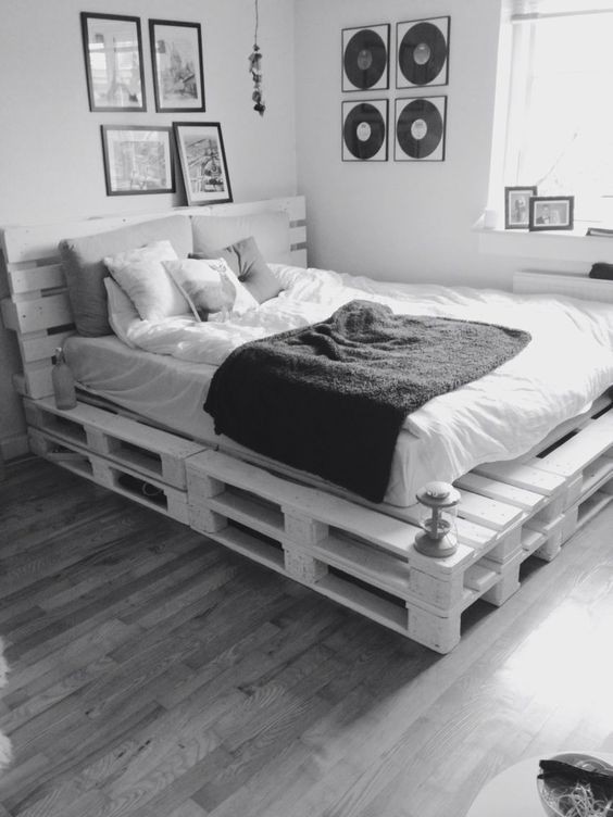 Les 30 plus beaux lits en palettes à faire soi-même 15