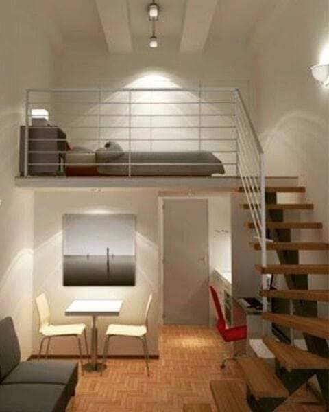 46 idées pour gagner plus d'espace dans une pièce avec une mezzanine ou un duplex 15