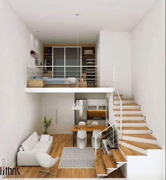 46 idées pour gagner plus d'espace dans une pièce avec une mezzanine ou un duplex 16