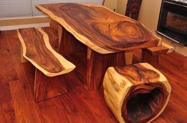 32 idées de meubles rustiques à faire avec du bois récupéré 5